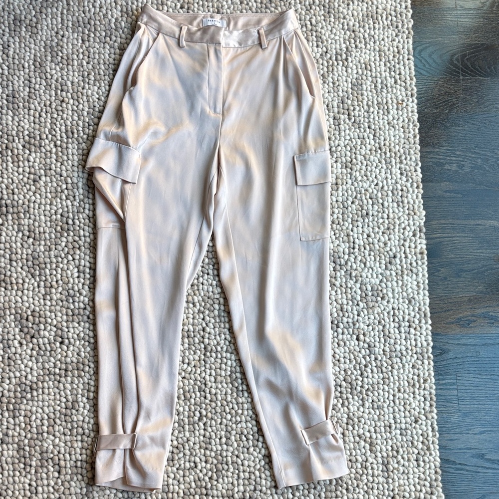 Babaton Cream Women's Cargo Trousers